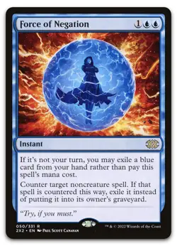 Force of Negation #50 (NM) Double Masters 2022 2X2 Magic MTG - Image 1