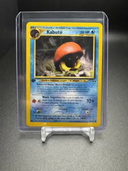 1st Edition Kabuto 56/75 Neo Discovery WOTC Pokemon - Image 1