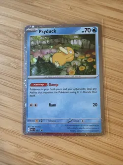 Pokemon TCG Psyduck MEP 007 - Mega Evolutions Triple Blister Promo (NM/M) - Image 1