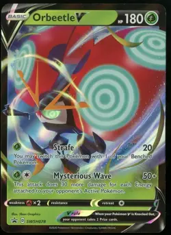 Orbeetle V SWSH078 Black Star Promo Ultra Rare - 2020 Pokemon Sword & Shield NM - Image 1