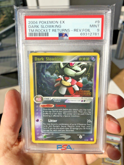 Pokemon Dark Slowking #90 PSA 9 EX Team Rocket Returns Stamped Reverse Holo - Image 1