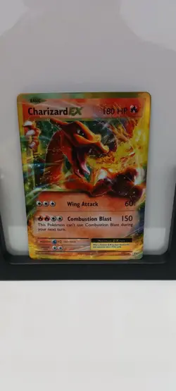 Pokemon TCG Charizard-EX Evolutions Holo Rare Card 12/108 NM - Image 1