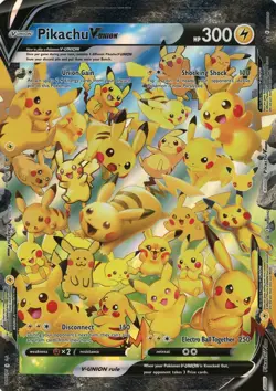 Pokemon TCG Pikachu V-Union (Jumbo) Black Star Promo OVERSIZED - Image 1