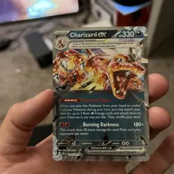 2024 Pokemon SV Paldean Fates PAF EN Charizard ex #054/091 - Image 1