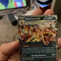 2024 Pokemon SV Paldean Fates PAF EN Charizard ex #054/091 - Image 5