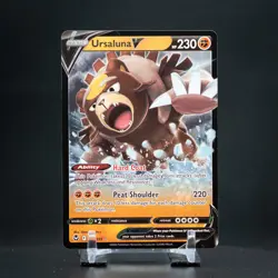 Ursaluna V 102/195 Holo Rare | SWSH12 Silver Tempest | Pokemon Card TCG - Image 1