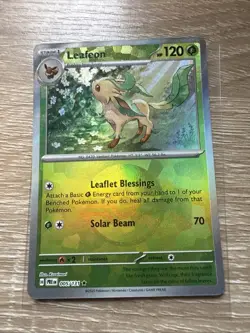 Leafeon 5/131 Pokemon TCG S&V Prismatic Evolutions Pokeball Rare Holo NM - Image 1
