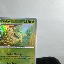 Pokemon TCG Leafeon Poke Ball Pattern 005/131 SV: Prismatic Evolutions Rare NM - Image 5