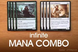 Infinite Mana Combo / Devoted Druid (Green White Deck) English MTG Set of 8 - Image 1