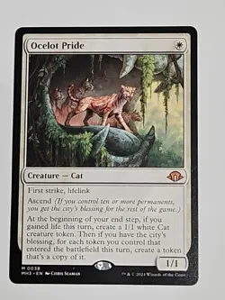 Ocelot Pride Modern Horizons 3 Regular Card 0038 Magic the Gathering Mythic - Image 1
