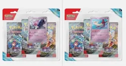 Pokemon TCG: Stellar Crown ***3-Pack Blisters x set of 2*** Brand New Sealed! - Image 1