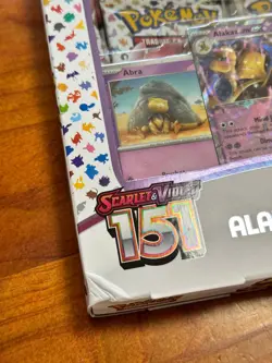 Pokemon 151 Alakazam + Zapdos ex Collection Box + Prismatic Evolutions Album - Image 3