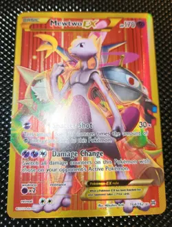 Pokemon TCG Mewtwo EX 164/162 XY Breakthrough 2015 Full Art Secret Card NM - Image 1