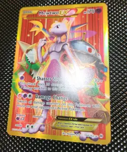 Pokemon TCG Mewtwo EX 164/162 XY Breakthrough 2015 Full Art Secret Card NM - Image 2