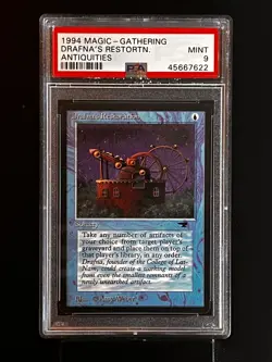 Drafna's Restoration 1994 Antiquities Set Graded PSA 9 Fantastic card! - Image 3