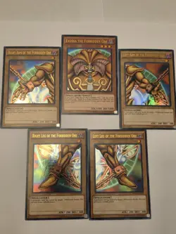 Yu-Gi-Oh! Exodia The Forbidden One - Full 5 Card Set - Image 1