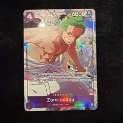 One Piece Card Game - ST18-004 Zoro-Juurou Treasure Rare Alt Art English Card - Image 1
