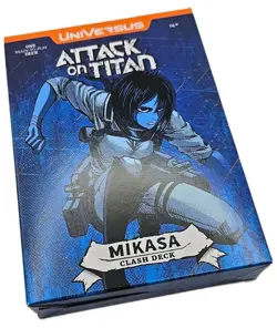 UniVersus Attack On Titan Mikasa CLASH DECK Complete Ready To Play Deck 61 Cards - Image 1