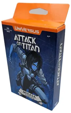 UniVersus Attack On Titan Mikasa CLASH DECK Complete Ready To Play Deck 61 Cards - Image 2
