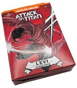 UniVersus Attack On Titan: Levi CLASH DECK Complete Ready To Play Deck 61 Cards - Image 1