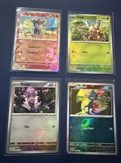 Prismatic Evolutions Masterball Pattern Holo Lot x 4 | NM Pokemon Cards - Image 1