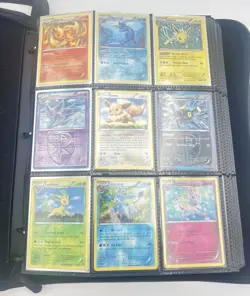 Massive Pokemon Card Binder Lot 576 Cards Eeveelutions EX GX Holos Trainers Mix - Image 3