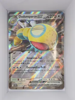 Pokemon TCG Dundunsparce EX Double Rare Holo Card 121/159 Journey Together NM - Image 1