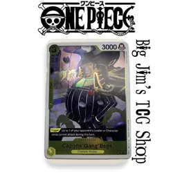 OP04-100 Capone"Gang"Bege : Rare English One Piece TCG Card : PRB01 - Image 1