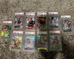 One Piece TCG Graded Card Lot English - Image 1
