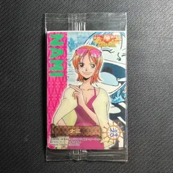 S0888 Nami Japanese One piece Movie Clear Promo Clear Card Bandai 2005 - Image 1