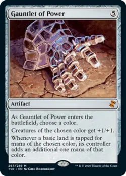 1x Gauntlet of Power Light Play, English Time Spiral Remastered MTG Magic - Image 1