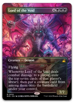 Lord of the Void (Anime Borderless) #424 (Foil) NM Ravnica Remastered Magic MTG - Image 1
