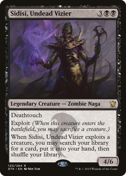Sidisi, Undead Vizier #120 (MP) Dragons of Tarkir DTK Magic MTG - Image 1