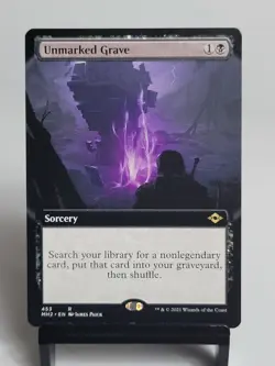 Magic the Gathering - Modern Horizons 2 - Unmarked Grave - Extended Art - Image 1