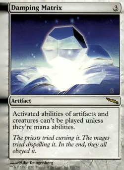 Mirrodin #161 Damping Matrix - Image 1