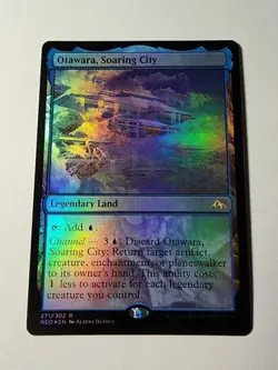 MTG Otawara, Soaring City - Kamigawa: Neon Dynasty (NEO) #271 NM Foil - Image 1
