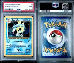 1999 Pokemon Base Set Gyarados #6 Holo Rare PSA 9 Mint - Image 2