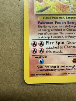 Pokemon Charizard 4/102 Holo Rare 25th Anniversary Celebrations Edition MINT - Image 5