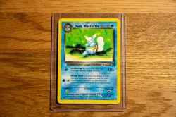 Dark Wartortle 46/82 Team Rocket Unlimited Uncommon - English Vintage Pokemon - Image 1