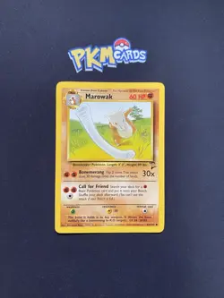 Pokemon TCG Marowak Base Set 2 52/130 Regular LP. - Image 1
