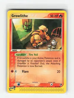 GROWLITHE 65/100 SANDSTORM POKEMON TCG MP - Image 1