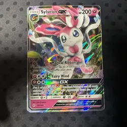 Pokemon TCG Sylveon GX Guardians Rising Holo Full Art Ultra Rare - Image 1