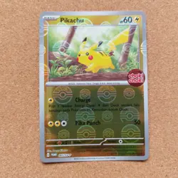 Choki Choki Pikachu POKEBALL Reverse Holo 065/SV-P PROMO Pokemon Indonesia TCG - Image 1