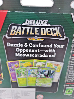 DELUXE BATTLE DECK, POKEMON, (MEOWSCARADA) EX 290-85258 LEVEL 2 (OBP) - Image 1