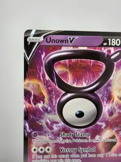 Pokemon Unown V SWSH300 Sword & Shield Holo Promo + Unown Vstar 066/195 NM - Image 2