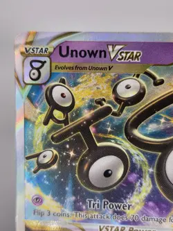 Pokemon Unown V SWSH300 Sword & Shield Holo Promo + Unown Vstar 066/195 NM - Image 4