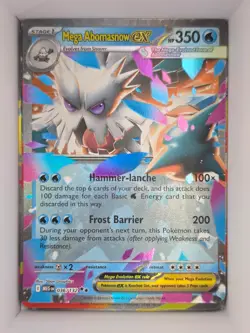 Pokemon TCG Mega Abomasnow ex 036/132 Mega Evolutions Double Rare Near Mint - Image 1