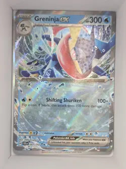 Pokemon TCG Greninja Ex 041/142 Stellar Crown Double Rare Holo Near Mint - Image 1