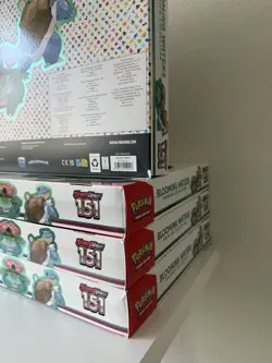 Pokemon 151 TCG Blooming Waters Premium Collection Sealed SAME DAY SHIPPING - Image 3