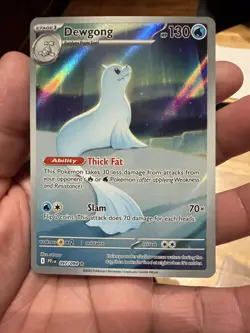 Pokemon Mega Evolution Phantasmal Flames Dewgong 097/094 Illustration Rare IR - Image 1